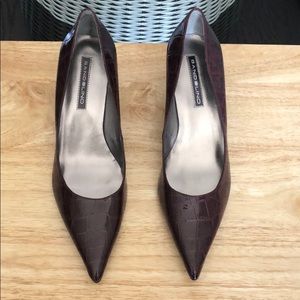 New Bandolino Burgundy Pointed-Toe Pump Size 11